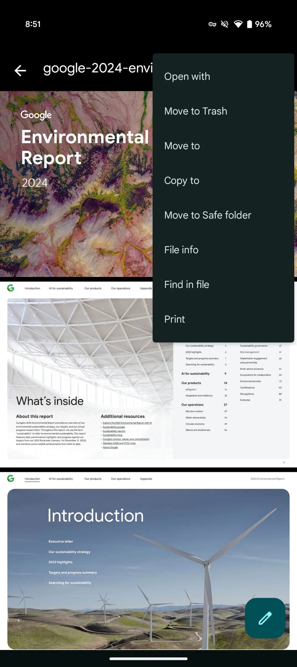 Das neue Optionen-Menü (Quelle: 9to5Google)