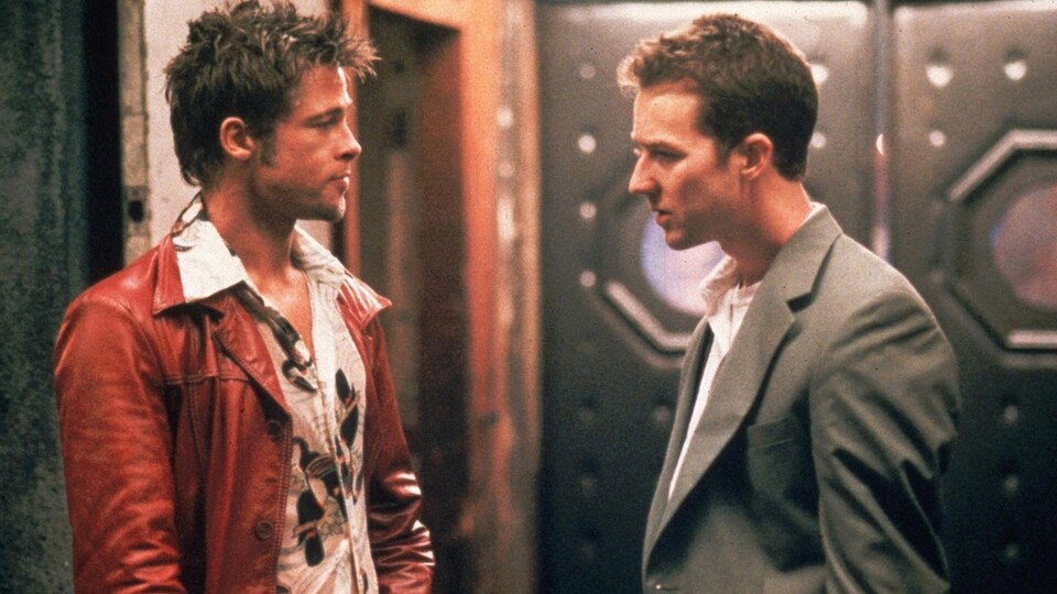 Fight Club mit Brad Pitt und Edward Norton vs. Roman von Chuck Palahniuk.