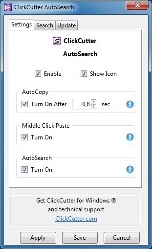 ClickCutter AutoSearch