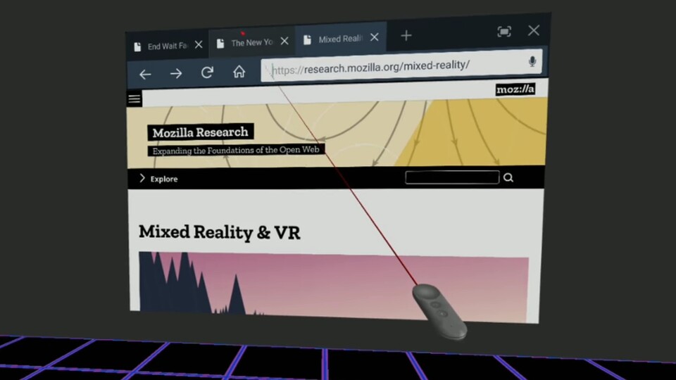 Firefox Reality ist ein neuer Browser von Mozilla für AR und VR.