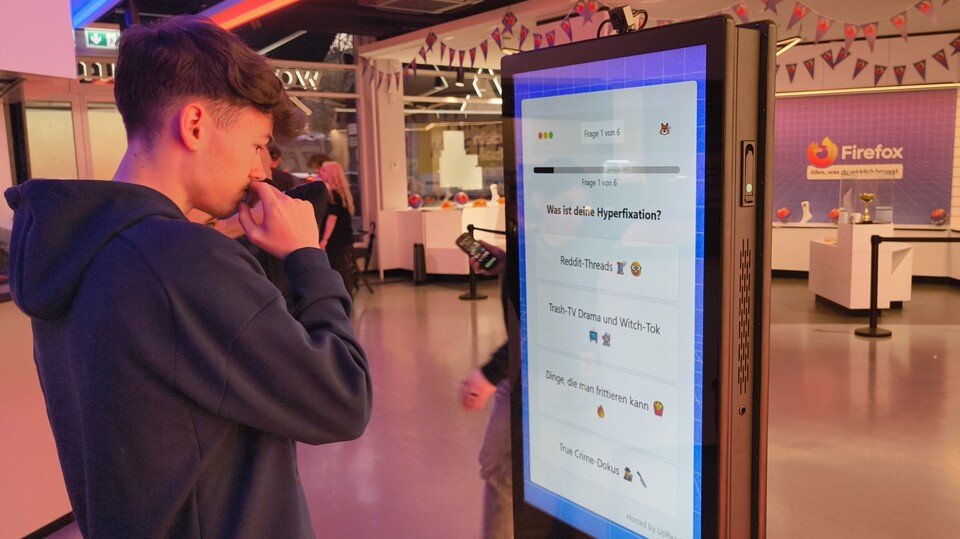 Auch digital ganz er selbst: Bastian “bxstip7” Puskas testet beim Legendary Firefox Quiz, welche Web-Persönlichkeit in ihm steckt.