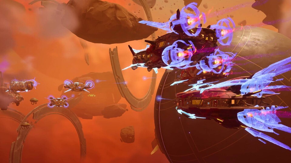 Im 3v3-Schiffskampf geht es ohne große Umschweife direkt zur Sache.