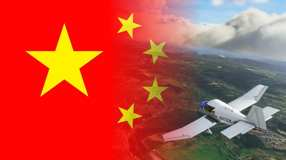 In China ist der Flight Simulator nicht erschienen. Über die Gründe lässt sich nur spekulieren.