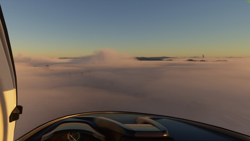 So sieht Kalifornien aktuell im Flight Simulator aus. (Reddit-Nutzer: branham7761)