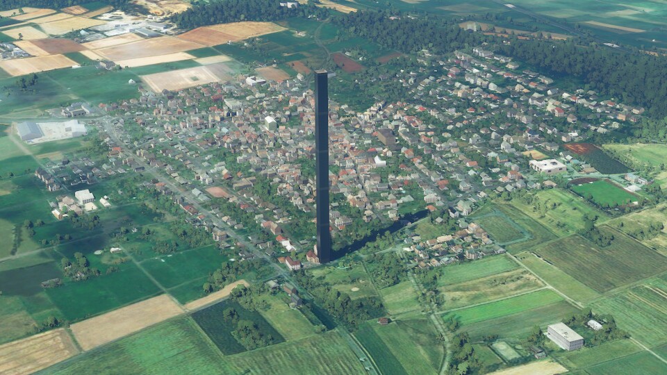 Alten-Buseck im Flight Simulator