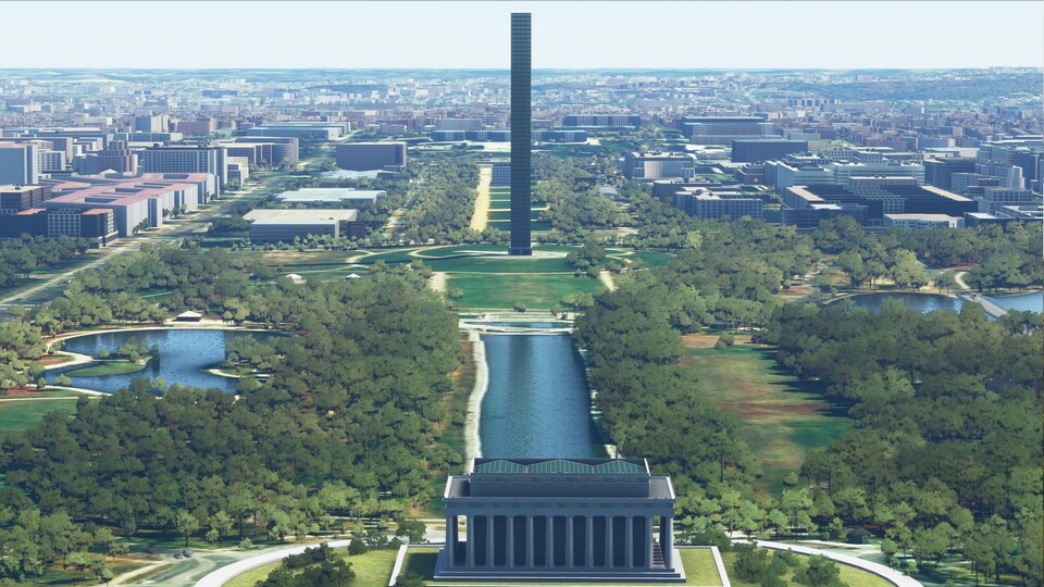 +quot;Washington Monument+quot; im Flight Simulator