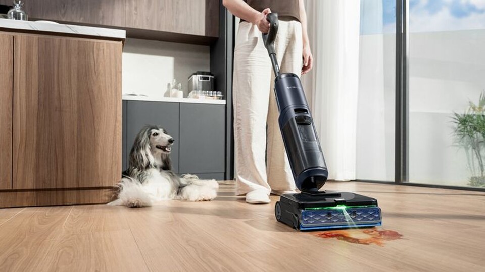 Mit Wasserstrahl: Der FLOOR ONE S7 Max Pro hat ein ganz besonderes Feature.