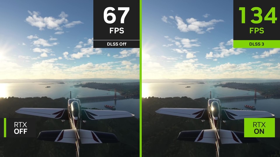 Flüssiger Flight Simulator: Doppelt so viele FPS mit den neuen Nvidia-Grafikkarten