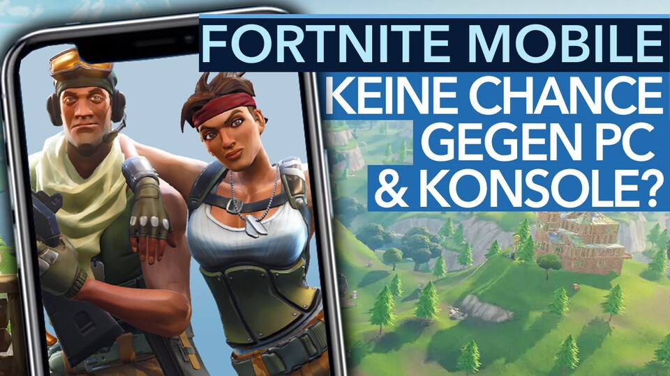 Fortnite: Battle Royale - Video: Kann man auf dem Handy im Crossplay mit PS4 und PC mithalten?