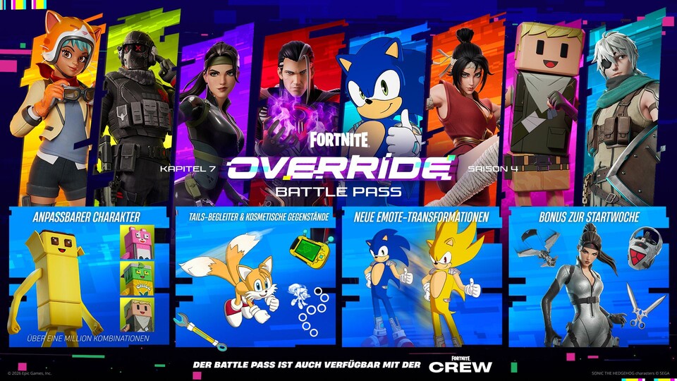 Der Battle Pass ist randvoll gefüllt mit neuen Outfits und anderen Goodies!