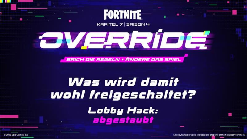 Gebt den Cheat-Code in der Lobby ein und probiert aus, was wohl passiert!