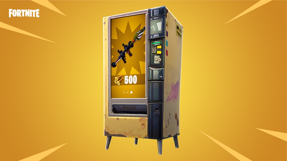 In den Verkaufsautomaten können auch legendäre Waffen drinstecken.
