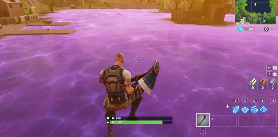 Bleibt der See nun ein violettes Trampolin oder geht es noch weiter?