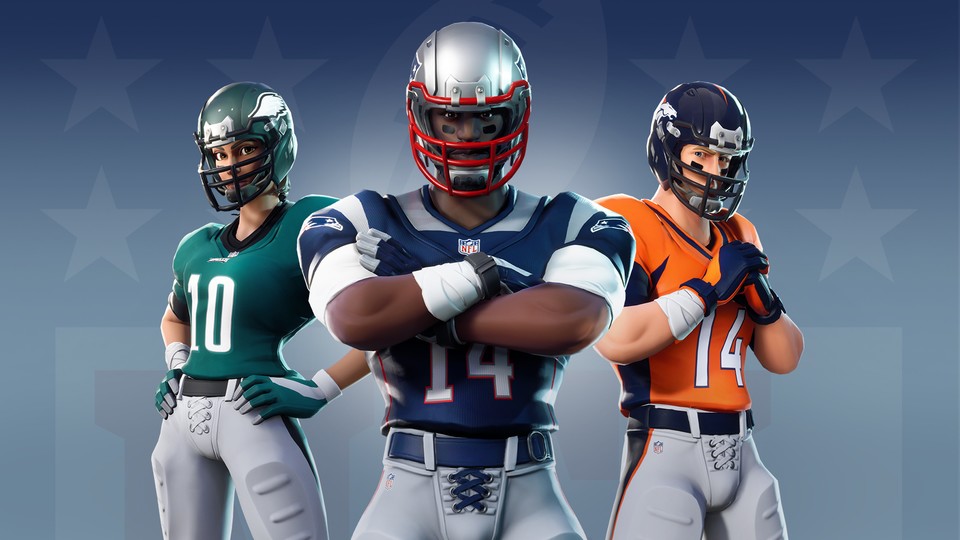 Eagles, Patriots oder Broncos? In Fortnite findet ihr bald jedes Team der NFL.