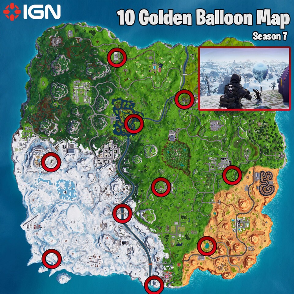 Insgesamt müsst ihr zehn Ballons zerstören. (Quelle: IGN)