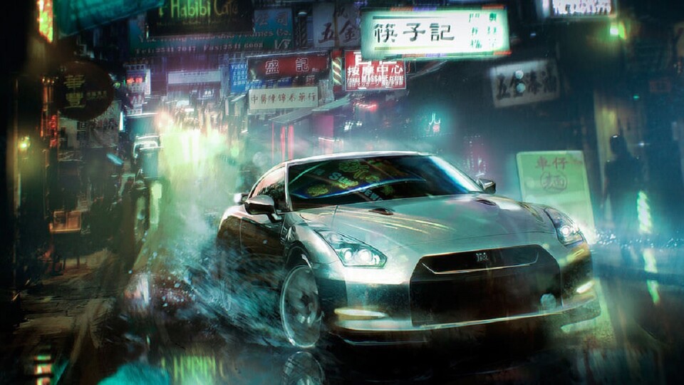 Wird Forza Horizon 4 in Hong Kong spielen? Konzeptzeichnungen deuten die Millionenstadt an. 