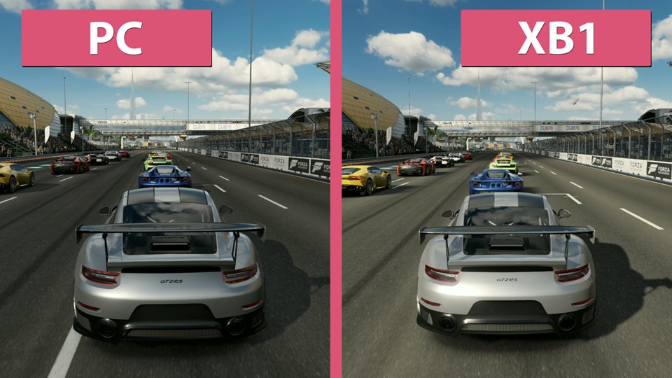 Forza Motorsport 7 - Die Demo auf PC und Xbox One im Grafikvergleich