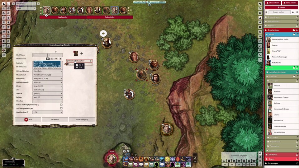 Vor allem in Kämpfen ist es sehr praktisch, so manches Talent nochmal vorgehalten zu bekommen. Mitdenken sollte man aber trotzdem.