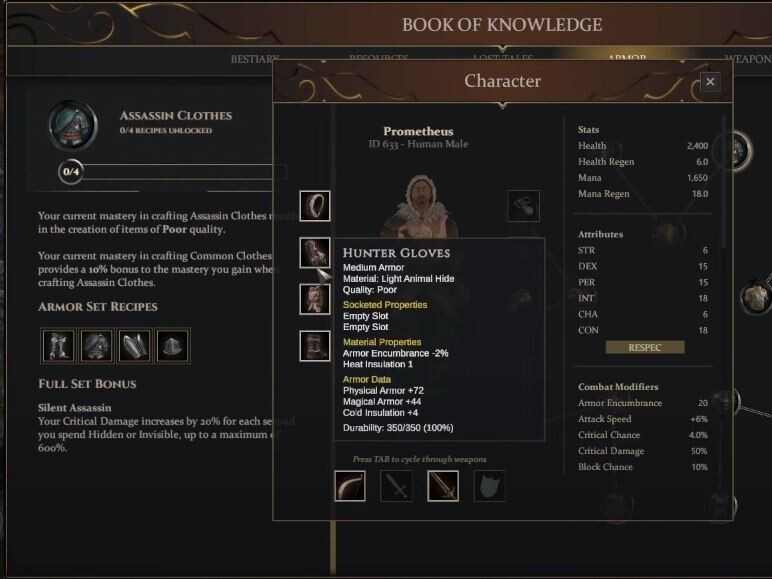 Die unterschiedlichen Rüstungssets geben euch diverse, starke Boni.