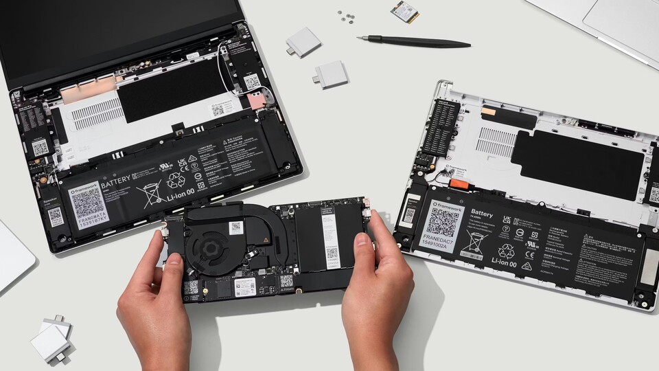 Framework gehört zu den ersten Laptopherstellern, die LPCAMM2-Module in ihren Produkten einsetzen.