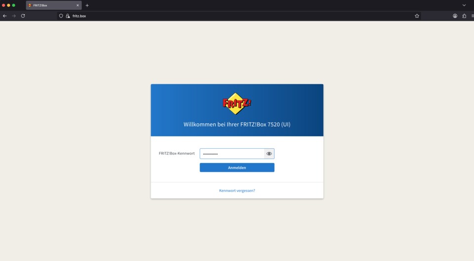 Auf die Bedienoberfläche eurer FritzBox gelangt ihr, wenn ihr fritz.box in einen Webbrowser eingebt. Der Rechner, von dem ihr das macht, muss sich im selben Netz befinden wie eure FritzBox. Übers Internet geht es nicht (ohne weitere Einstellungen). (Quelle: Andrea MaurerGameStar Tech)
