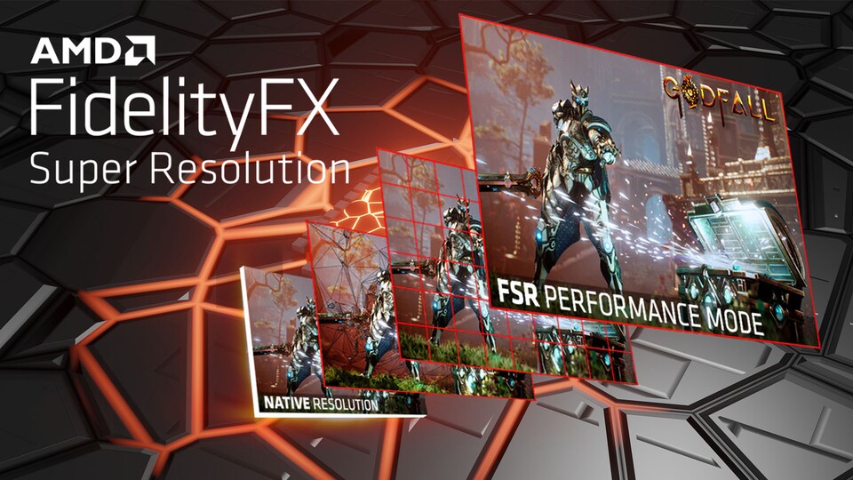 Mit FSR 2.0 will AMD seine Upscale-Technologie auf ein neues Level bringen. Quelle: AMD