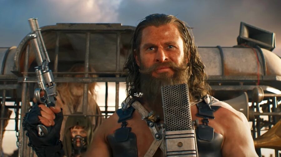 Der nicht ganz so heimliche Star von Furiosa: Chris Hemsworth als Bösewicht Dementus. Bildquelle: Warner Bros.