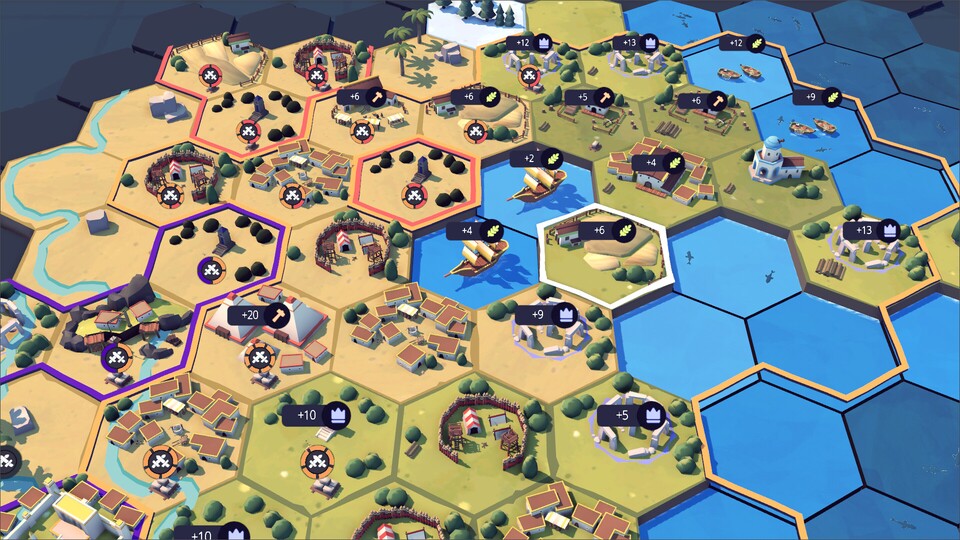 Monarchs At Play ist kompakte 4X-Strategie für alle, die gerne Imperien aufbauen und Herausforderungen suchen.