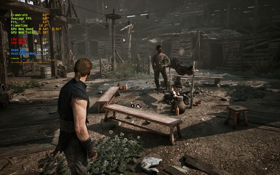 Selbst auf »Sehr hoch« bekommt ihr mit der RTX 5070 Ti und DLSS 4.5 auf »Qualität« sehr gut spielbare 60 FPS im Schnitt.