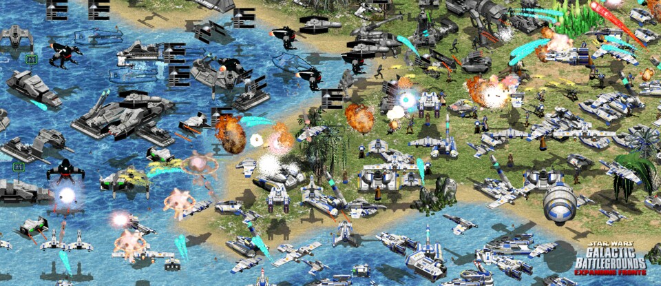 Verbesserte KI, neue Karten, neue Editor-Inhalte, insgesamt 15 Fraktionen: Da läuft einem als Star Wars-Fan das Wasser im Mund zusammen.