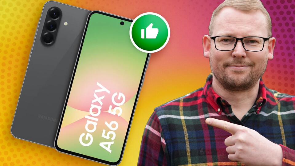 Das Galaxy A56 kommt wie die gesamte A-Reihe mit einem vollständigen Schutz vor Staub und Wasser. (Bild: Samsung GameStar Tech)