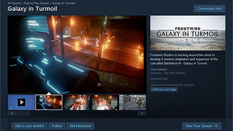 Galaxy in Turmoil sollte eigentlich auf Steam erscheinen. Electronic Arts hatte etwas dagegen - und erklärt nun, warum.