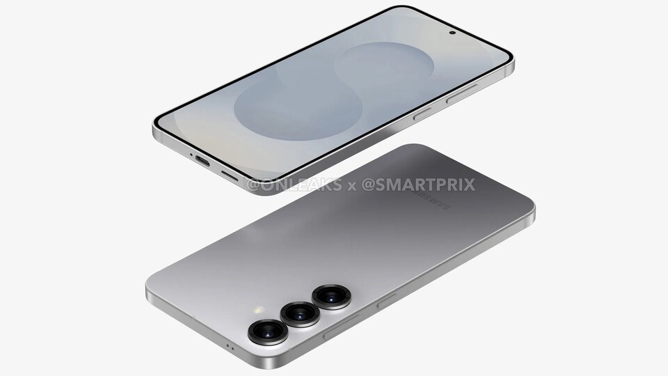 Sollte das S25 Slim tatsächlich so aussehen, wird es abgsehen vom Formfaktor für wenig Überraschung sorgen. (OnLeaks via Smartprix)