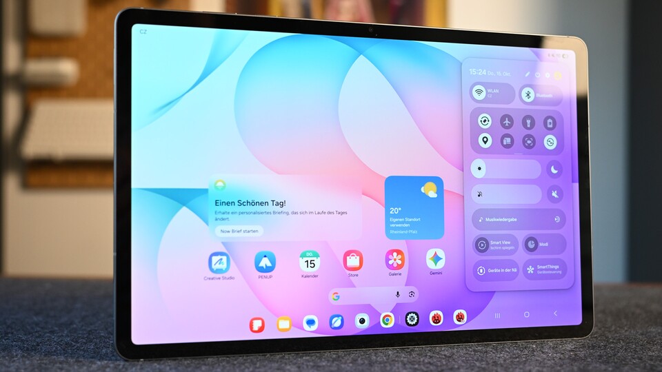 Auf der Tab S12-Serie ist One UI 9 vorinstalliert. Im Vergleich zu Samsung-Smartphones unterscheiden sich die Tablets vor allem durch ihre Produktivitätsfeatures. (Bildquelle: Patrick GameStar Tech)