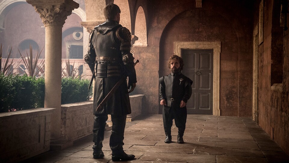 Jaime und Tyrion haben sich noch nicht unbedingt wieder vertragen, aber zumindest ein gewisses Einverständnis erreicht.