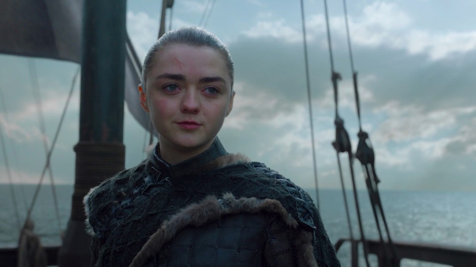 Am Ende von Game of Thrones begibt sich Ayra Stark auf ein neues Abenteuer westlich von Westeros - sehen dürfen wir das leider nicht.