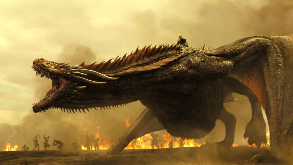 George R.R. Martin will offene Fragen zu den Drachen von Game of Thrones beantworten - in seinen nächsten Büchern. Bildquelle: HBO