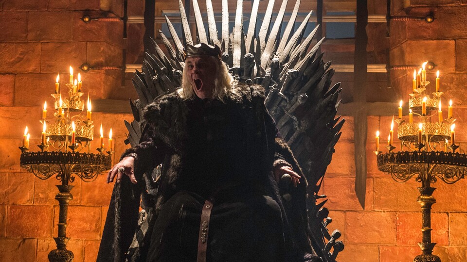 König Aerys II. war in Game of Thrones nur im Zuge kurzer Flashbacks zu sehen. Bildquelle: HBO