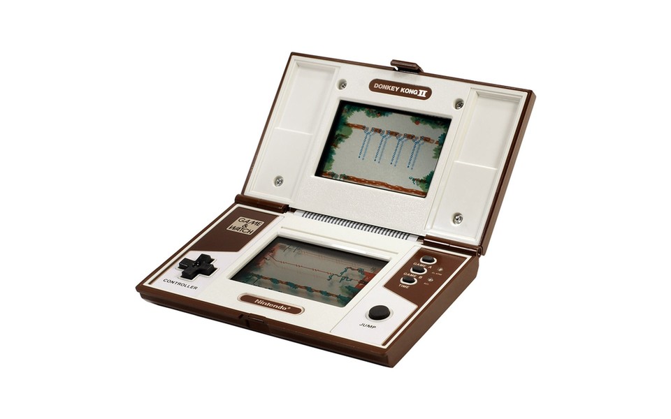 Die vergleichsweise primitiven Game&Watch-Spiele sind die geistigen Vorgänger des Nintendo DS.