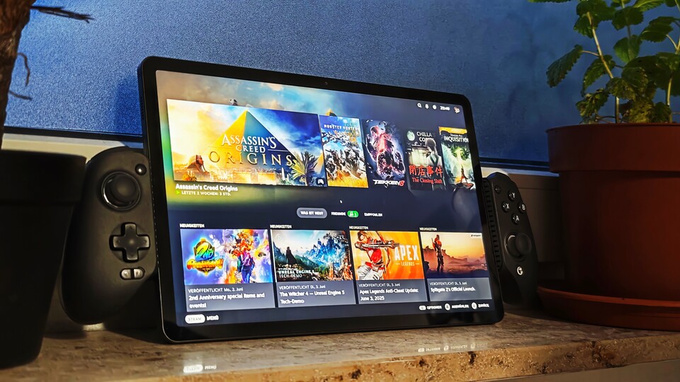 Mit einem Mobile Controller und einem Tablet oder Handy lässt sich so ein Streaming-Handheld selbst zusammenbasteln. (Bildquelle: Duy Linh DinhGameStar Tech)