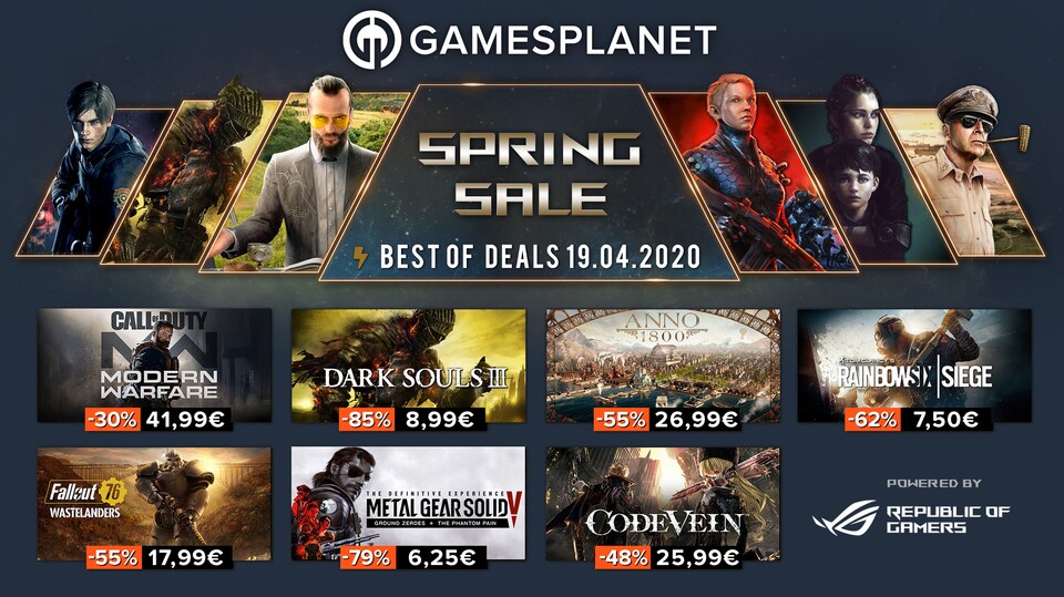 Spring Sale bei Gamesplanet