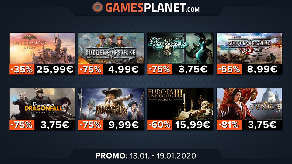 Die Gamesplanet Weekly Deals 