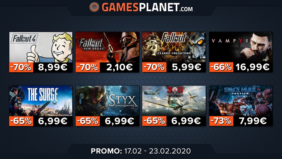 Gamesplanet Weekly Deals
