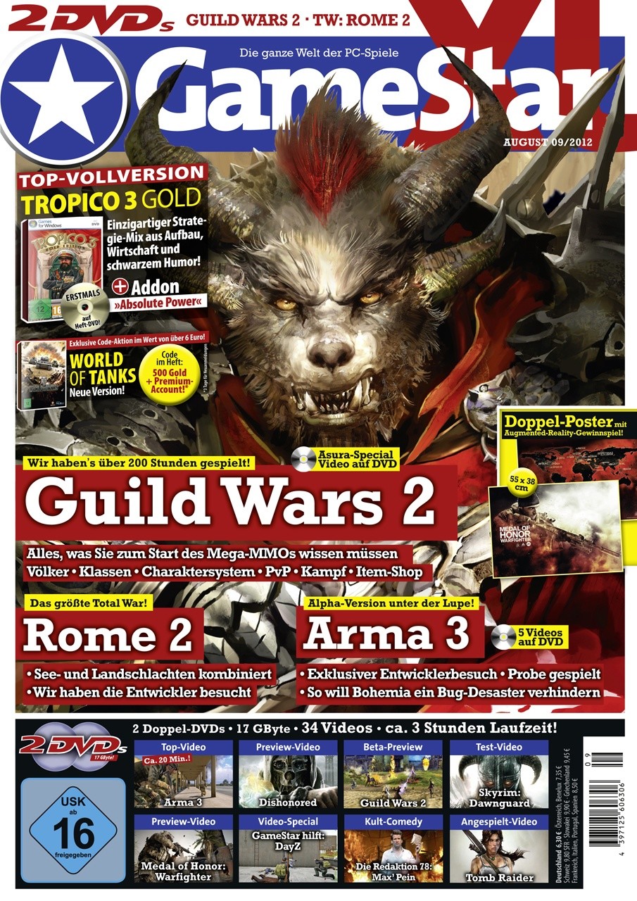 Cover der GameStar XL (09/12) - ab 25. Juli am Kiosk erhältlich