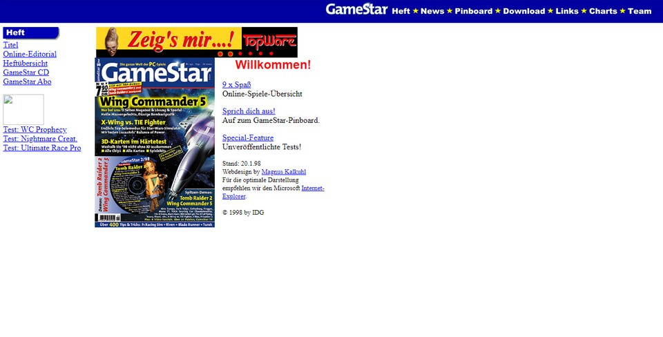 Die anerkannt beste Website des Universums erblickte bereits 1998 das Licht der Welt und sorgte für Durchblick im Spieledschungel.