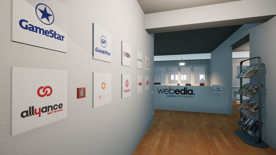 Unfassbar, dass es geklappt hat! Studenten der Mediadesign Hochschule München haben zum GameStar-Jubiläum unser Redaktionsbüro nachgebaut.