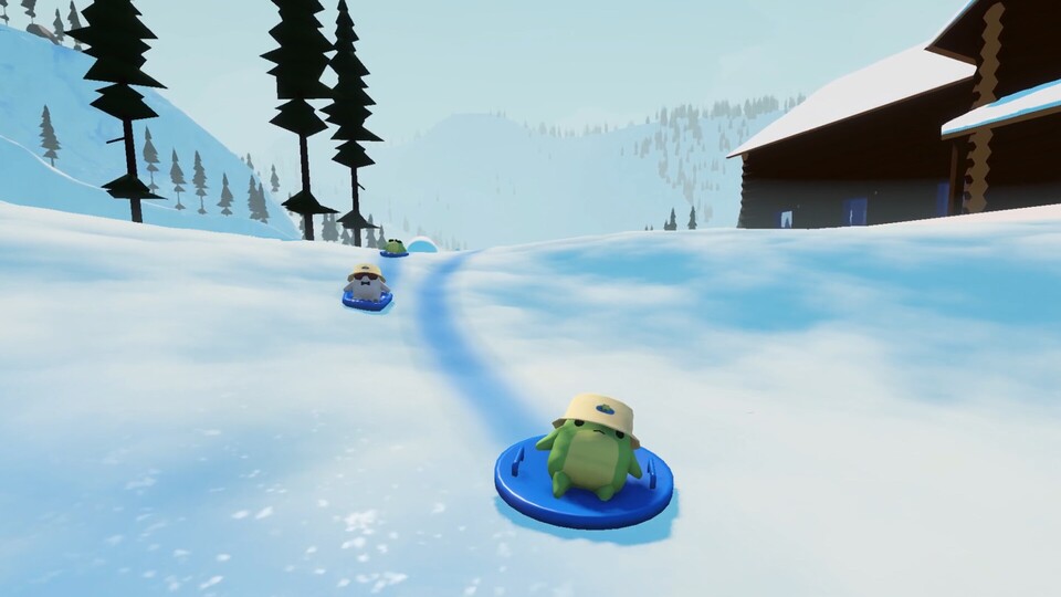 Wenn es mal ein bisschen entspannter sein darf, empfiehlt euch Jan das Sledding Game.