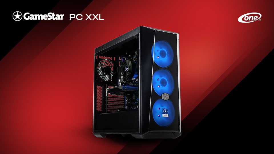 Der ONE GameStar-PC XXL überzeugt mit gutem Preis und Leistung auf höchstem Niveau. Mit der kostenlosen Vollversion von The Division 2 könnt ihr eure neue Hardware sofort zum Einsatz bringen.