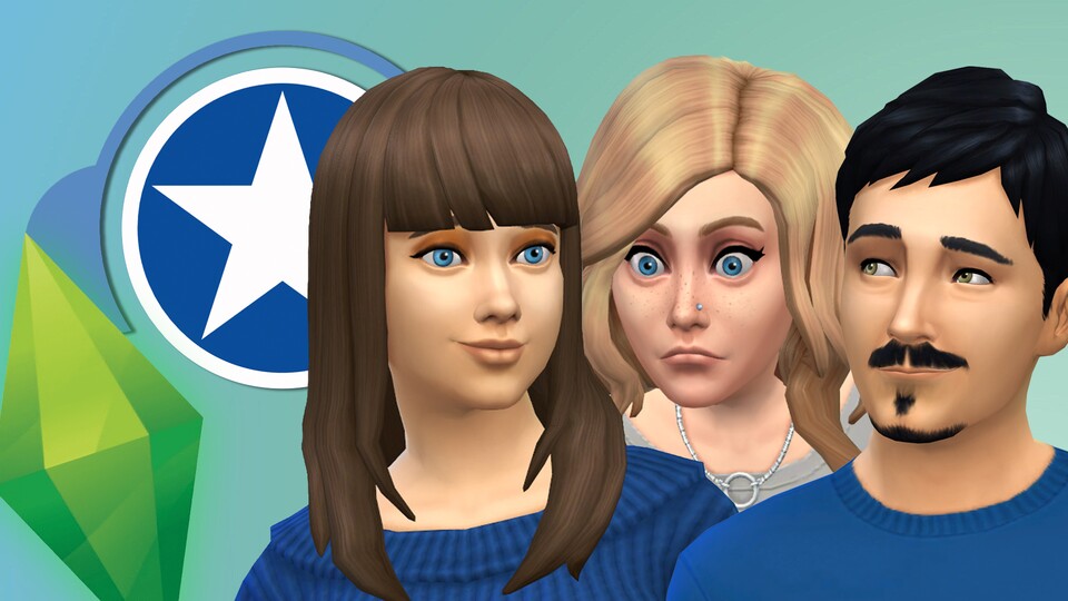 Die Sims von Natalie, Géraldine und Micha: So sieht Expertise aus. Natalie möchte sich an dieser Stelle über die magere Frisurenauswahl beschweren.