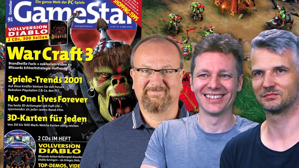 Gemeinsam mit Markus tauchen Christian und Gunnar in GameStar-Ausgabe 012001 ein.